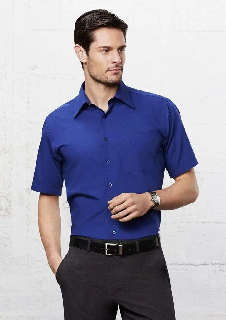Biz Collection Men’s Metro Short Sleeve Shirt Sh715 Metro Workwear.